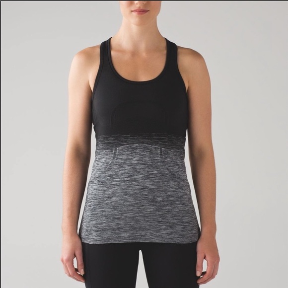 lululemon athletica Tops - Lululemon Swiftly Tech Racerback Black/White
